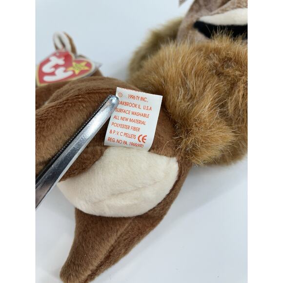 Ty Beanie Babies Bundle (2pcs) Chipper And Nuts - Picture 13 of 16
